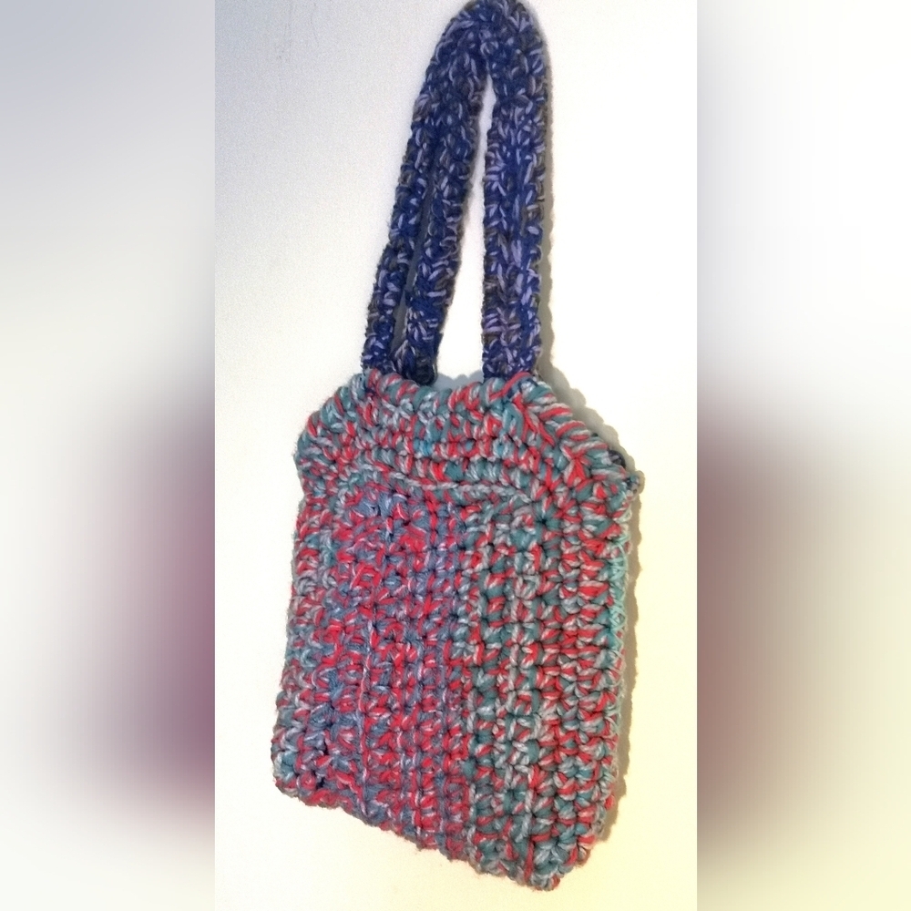 Marni Handknit Crochet Handbag 70s Mini Multicolor Vintage Purse ***HOST PICK*